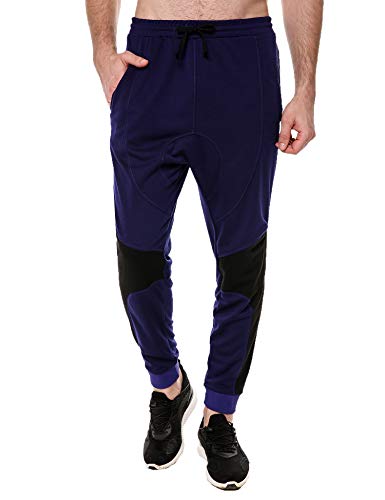 COOFANDY Mens Camo Shorts Casual Swim Trunks with Pockets Camouflage Print Athletic Cargo Shorts Workout Running Gym (02-Blue, 32)