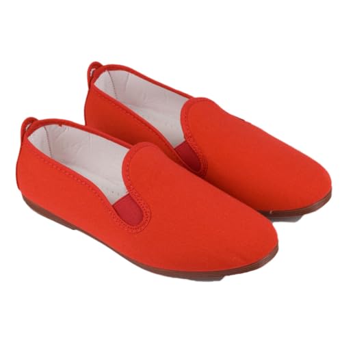 javer 55-1 - Zapatilla Kung-FU Lona Mujer Color: Rojo Talla: 38