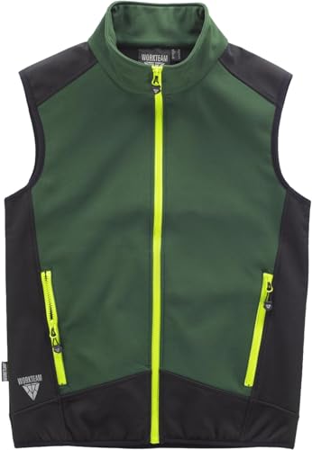 Chaleco softshell cortavientos y repelente al agua de alta capacidad térmica