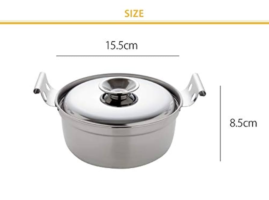 ARNESTステンレス 両手鍋 耐熱ハンドル付き中古（本体、蓋のみ） ARNESTステンレス 両手鍋 耐熱ハンドル付き中古（本体、蓋のみ