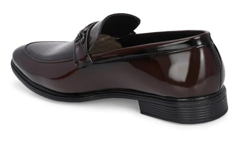 Image of Massari Men's PU Leather Moccasin Formal Shoes