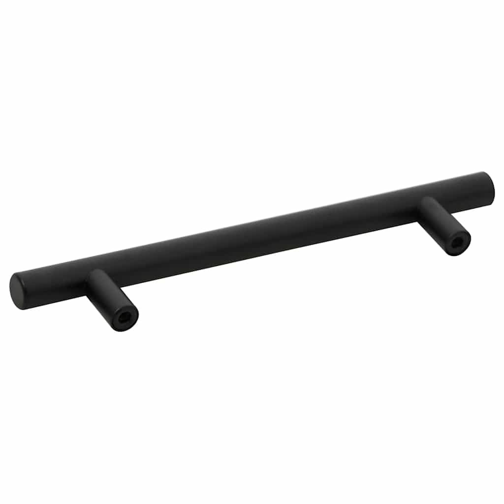T - Tiradores para muebles (10 unidades, 128 mm, espaciado de acero inoxidable, con recubrimiento en polvo, para cajones, armarios, aparadores, cocina, baño, montaje con tornillos), color