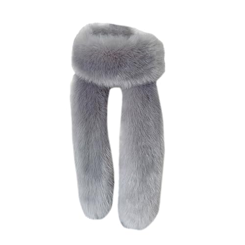 Écharpe en fourrure synthétique femme pour grand froid et tenue de fête