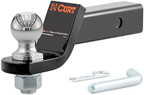 CURT Manufacturing 45036 Class III 2" Loaded Ball Mount with 2" B...