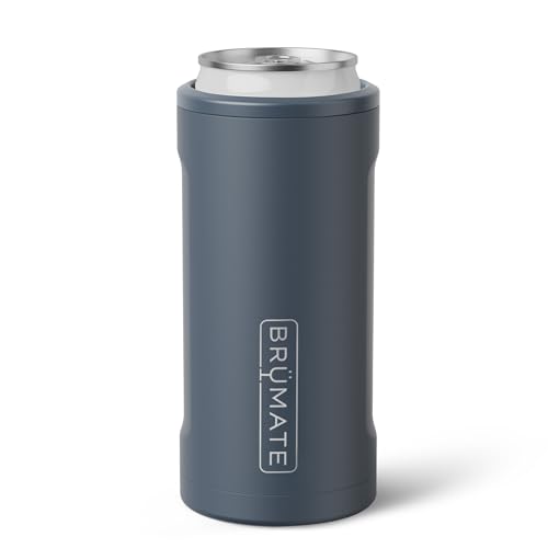 BrüMate Hopsulator Juggernaut Can Cooler Insulated for 24oz / 25oz Cans | Can Insulated Stainless Steel Drink Holder for Beer, Tea, and Energy Drinks (Nightfall Blue)
