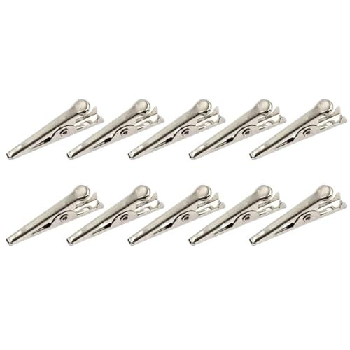 10Pcs Metal Clip Crocodile Electrical Clamp