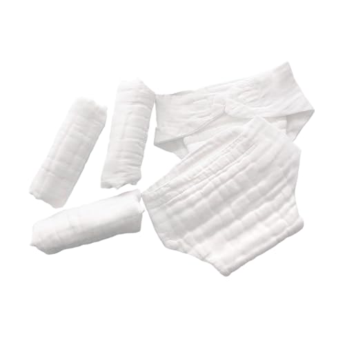 Image of BNF Cotton Pocket Dipaer Reusable Washable Adjustable for Infant Newborn Toddler S White | Baby | Diapering | Cloth Diapers