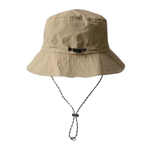 gifyym Sombrero de Pescador para Hombre, Plegable, para Exteriores, Secado rápido, protección UV, para Camping, Viajes, Mujeres, Hombres, Senderismo, día Festivo, jardinería, Golf, Color Caqui