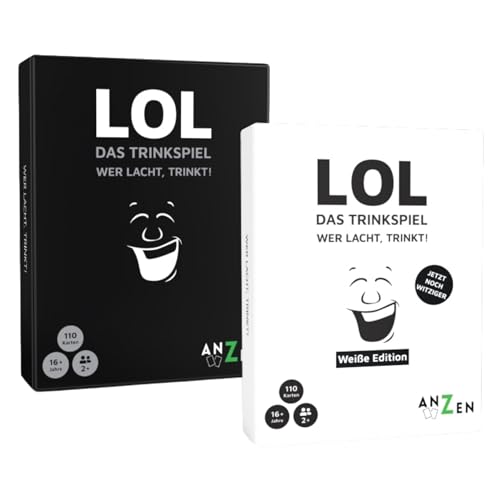 ANZEN LOL - Das Trinkspiel - Wer lacht, trinkt! | Kartenspiel | Partyspiel...