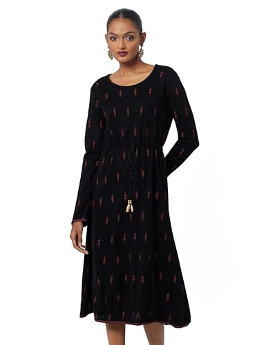 Image of Rangriti Black Acrylic Dress