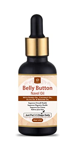 al masnoon Belly Button Oil/Nabhi Oil/With Coconut, Sarsu & Olive Oil 30Ml Pack Of 1