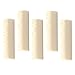 SUPVOX 5pcs String Mandolin Plastic Slotted Mandolin Nut Mandolin Nut Repair Accessories Plastic Mandolin Nut Musical Instrument Accessories Mandolin Slotted Nut Mandolin Nuts Beige Pack