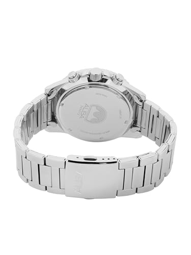 ALBA Stainless Steel Men Analog Wristwatch At3J43X1, Blue Dial, Silver Band - Image 6