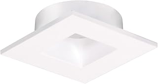 Jesco RLT-1106-WH 1 in. Trim Square Downlight for RLF-1107 Series, White