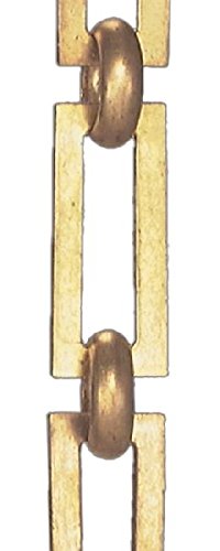 Image of B&P Lamp Solid Brass Rectangular-Shape Chain, Ft.