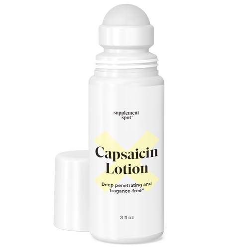 Supplement Spot Capsaicin Lotion – Cream for Muscles & Joints – Deep Penetrating Roll On...