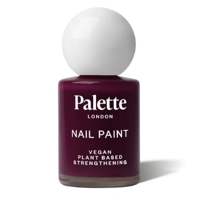 Palette London Signature Nail Paint - Halal, Vegan, Breathable Nail Polish (Loganberry)