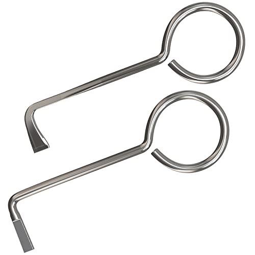 2 Stück Profi Dietrich Set, Buntbartschlüssel Universal, Öffnet Nahezu Jede Tür, Universalschlüssel für Zimmertüren, Schlüsseldienst Türöffner Schlüssel für Bunt-Bart-Schloss Öffner