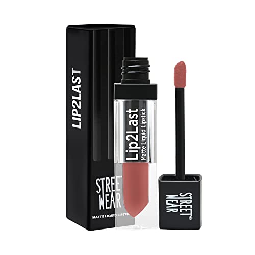 Image of REVLON Street Wear Lip2Last Matte Liquid Lipstick -Mood Nude (Nude) - 5 Ml - Transferproof, Smudgeproof, Mask Friendly, Non-Drying Formula, Enriched With Vitamin E - Lasts Am To Pm!