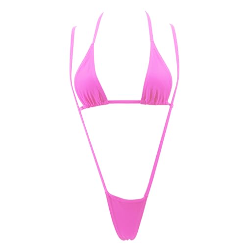 SHERRYLO Micro Bikini Extreme Slingshot G String Sling Bikinis Slutty Exotic Swimsuit Thong Bathing Suit Lingerie for Women