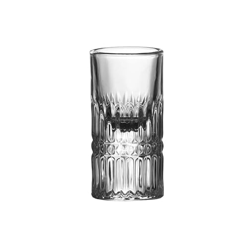 LIZHAYG Verre Cristal Engraved Diamond Crystal Glass Shot Glass For Whiskey Foreign Wine White Wine Bullet Glass Carved Home Household Drinkware