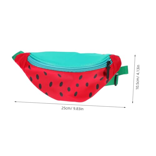 BESPORTBLE Cute Watermelon Crossbody Bag for Boy Girl Adorable Nylon Sling Purse Fun Design Versatile Small Wallet for Activities for Girls and Teens2