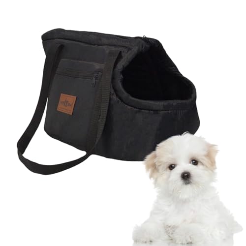 Bolsa Pet de Passeio para Cães e Gatos Com Fundo Removível e Prendedor para Coleira (Pequeno)