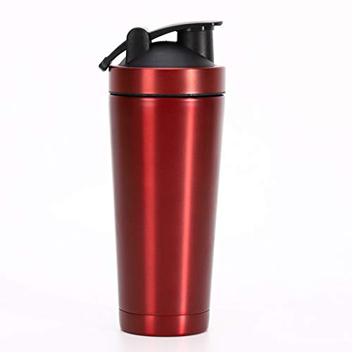 Meilen life Taza De La Coctelera De Los Deportes Al Aire Libre del Frasco De Vacío del Acero Inoxidable 720ml Rojo