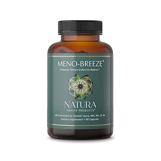 Natura Health Products, Meno-Breeze, Supports Menopause Relief, Nourishes Bone and Tissue Health 90 Caps