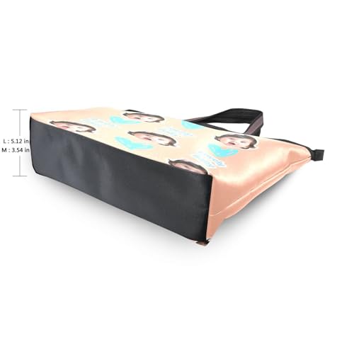 silk fabric zippered straps for handbags reusable Customized picture on handbags for women 2025 (senario) Size15.7 x 11.4 Light Orange2