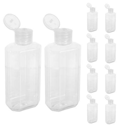 PENIKOKO 20 Piezas Contenedores de viaje para artículos de tocador botellas de viaje transparentes Pequeña botella recargable recargables