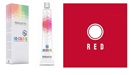 COLOR, BLUE ** Salerm Hd Colors Fantasy Hair Color Cream #Red, 5.4 Ounce / 150 Milliliter
