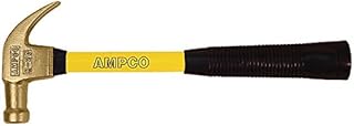 Ampco Safety Tools H-19FG Hammer, Claw, Non-Sparking, Non-Magnetic, Corrosion Resistant, 0.75 lb, 14