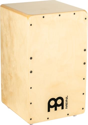 Meinl Percussion Cajon Box Drum with Internal Strings for Snare Effect, Natural — NOT Made in China — 100% Baltic Birch, Woodcraft Series, 2-Year Warranty (WC100B)