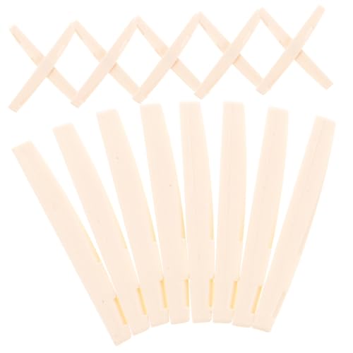 Totority Guitar String Nut Plastic Guitar Bridge Saddle Replacement 100pcs Set for Electric