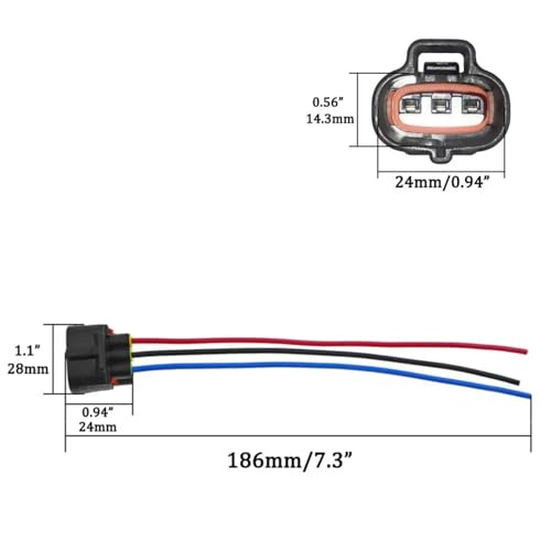 Conector de bobina de encendido 13420-65D01 y arnés para Tracker y Silverado, 2 piezas 6