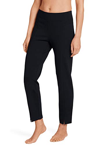 Jockey Women's Career Wear Straight Leg Ponte Pant, Black, L