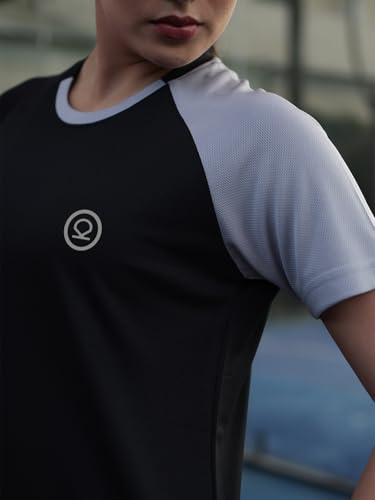 Image of CHKOKKO Gym Tshirt for Women Workout Activewear Regular Fit T Shirt for Woman Round Crew Neck Half Sleeves Best for Sports and Outdoor Activities