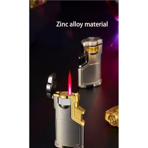 Encendedor retráctil multicolor de tres llamas miniatura 3