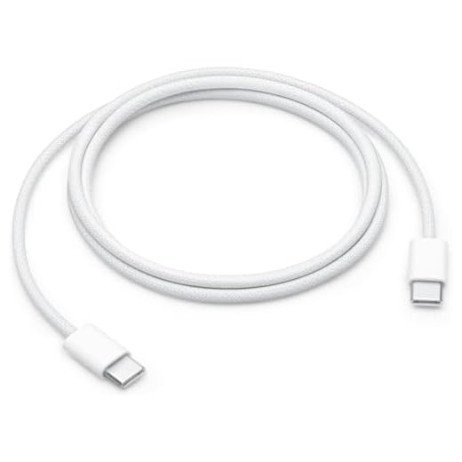 USB-C Woven Charge Cable for Apple Devices (1m), 60W Fast Charging for iPhone 16/15 Series, iPad Pro/Air, MacBook (1m)