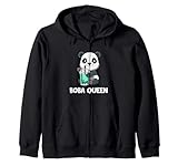 Bonito Té De Burbujas Boba Panda Boba Queen Kawaii Panda Sudadera con Capucha