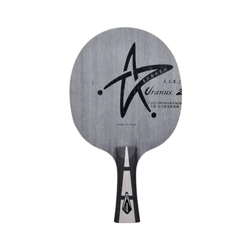 YINHE U2 Table Tennis Paddle, 7-Ply Pure Wood Blade,...
