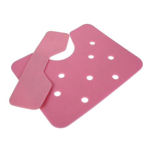 UTHCLO Cojín para Taburete de Ducha con Respaldo Xpe Rosa, Acolchado Ergonómico Antideslizante para Silla de Baño, 2 Piezas, Accesorio para Banco de Baño para Personas Mayores