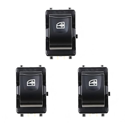 Interrupteur de vitre Clio 4 lot de 3 boutons robustes 254218614R auto