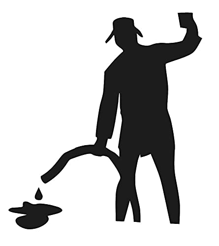 SixtyTwo24 Cousin Eddie Sticker - Decal [Black] 5 inch Funny RV Camper Travel Trailer Sticker, Camper, Camping Sticker, Camping Accessories, Shitters Full, Griswold SIX587