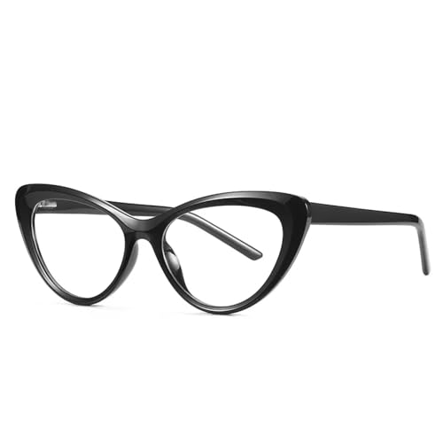 Lunettes œil de chat à charnière à ressort anti-serrage pour femme