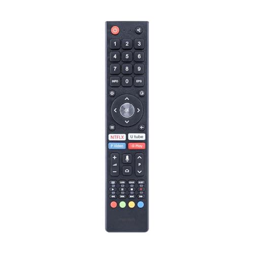 Image of marman Compatible with Croma Smart Tv Remote Control Original Model CREL7370 Suitable for 4K LED Ultra HD Android Television with Voice Command, Google Assistant and Streaming Apps - Pairing Must !