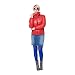 Nebulus Chaqueta Glossy Terry Rojo M