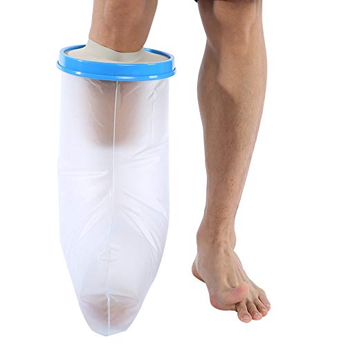 Ankle Cast Protector- Keep Bandages Casts Dry and Airtight. In the Shower, Pool, Ocean - reusable - Fully Submersible - Keep Sand Away from Wounds - Thumbnail 7