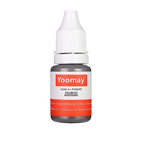 Yoomay Permanent Makeup Ink Concentrated coffee 10ML Cosmetic Micro Eyebrow Pigment for Tattoo Machine Color Microblading Supplies